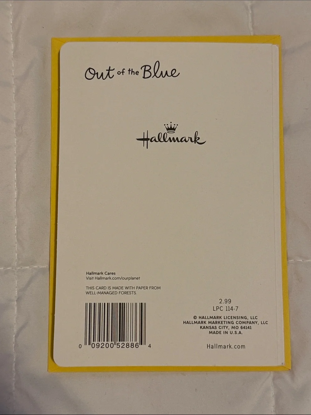 Hallmark brand new